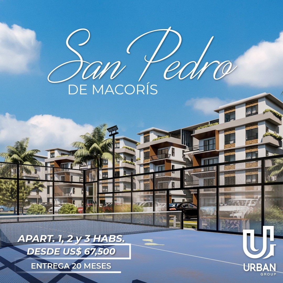 apartamentos - Apartamentos 1, 2 y 3 Habitaciones US$67,500 en San Pedro de Macoris 2