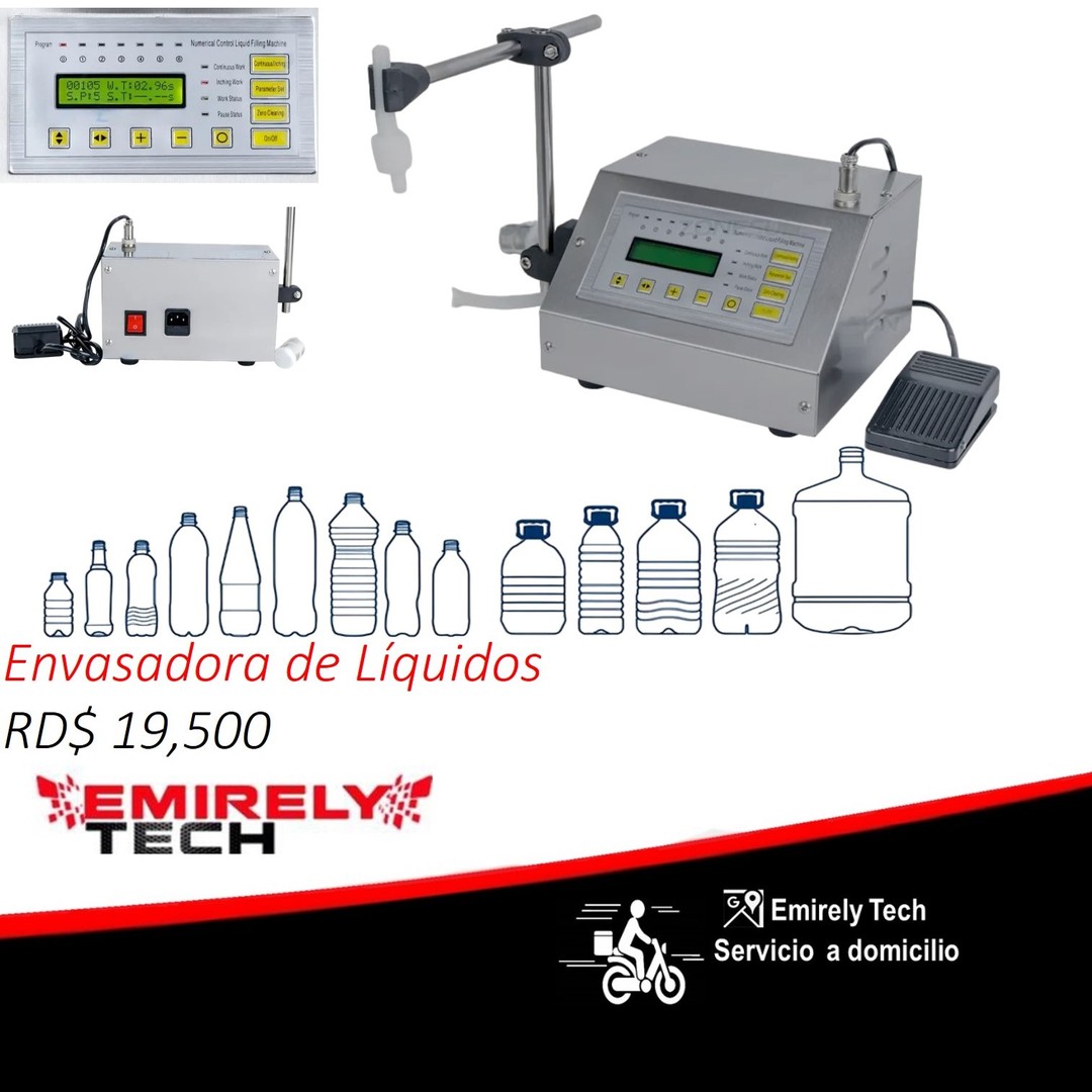 otros electronicos - Maquina llenadora Embotelladora  Envasadora de liquidos y bebida empacadora