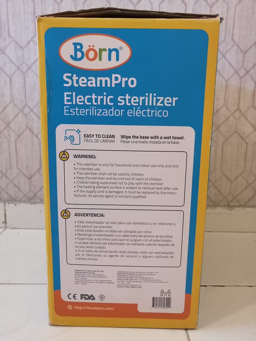 cuidado y nutricion - Vendo Esterilizador Eléctrico de Biberones Born 3