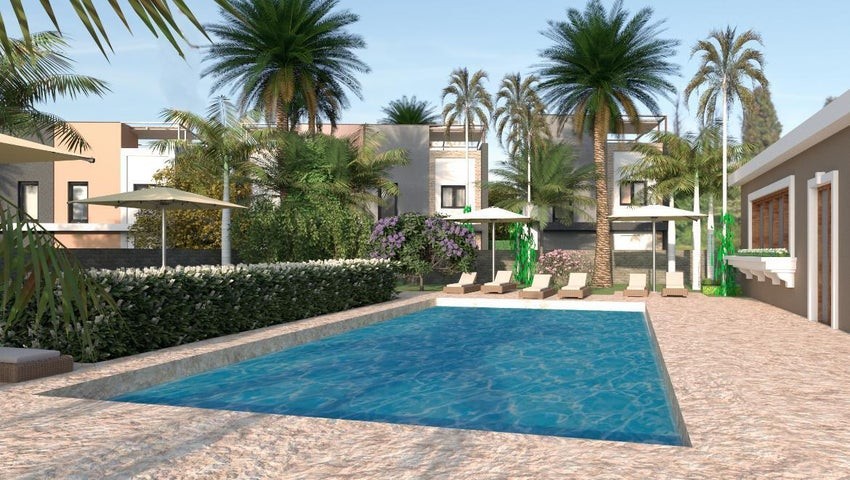 casas - Proyecto en venta Punta Cana #24-196 dos dormitorios, piscina, terraza privada.
 7