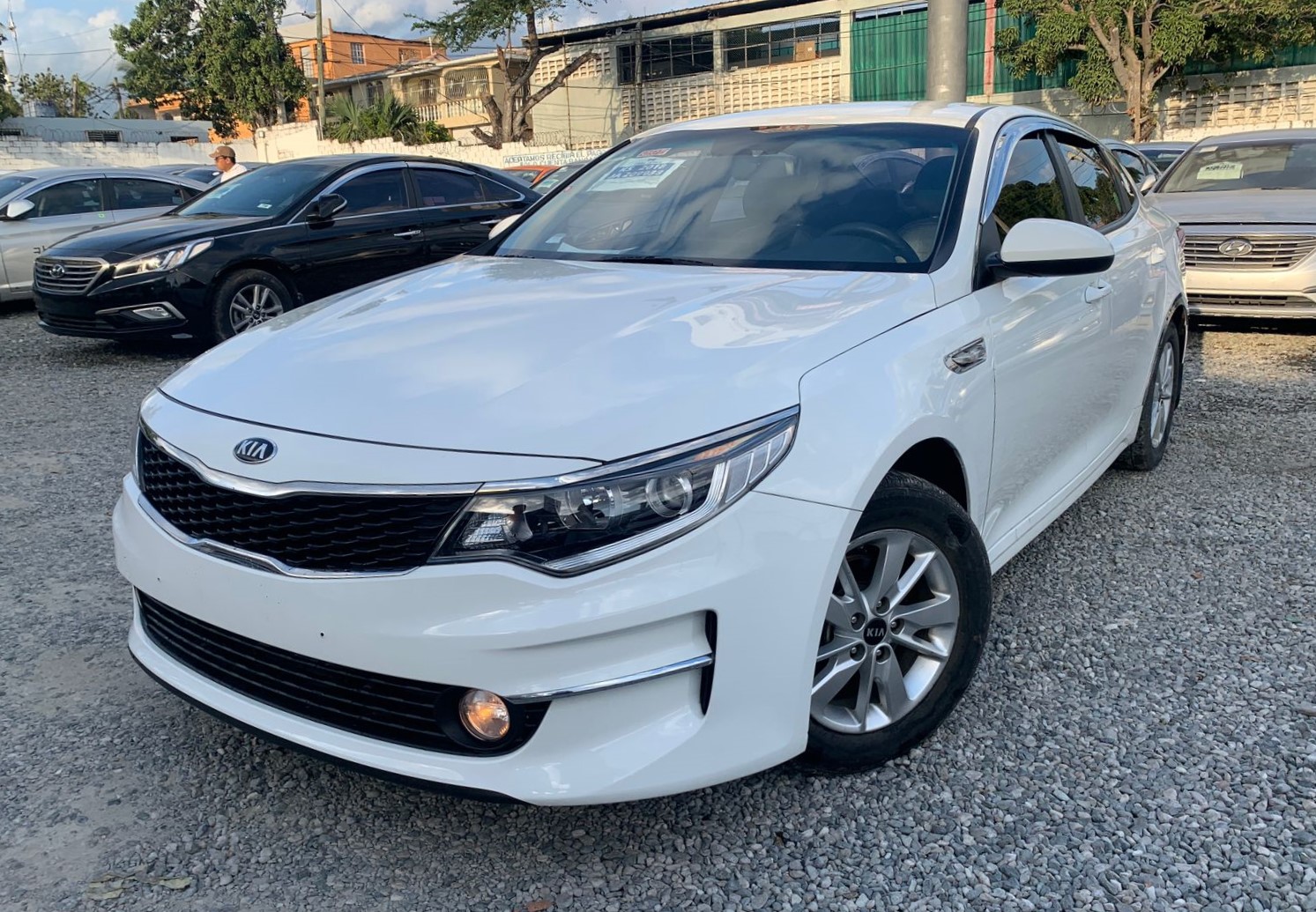 carros - KIA K5 2018 BLANCO  1