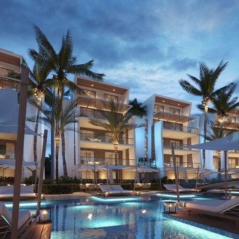 apartamentos - Proyecto en venta Punta Cana #23-1793 un dormitorio, línea blanca, piscina.
 7