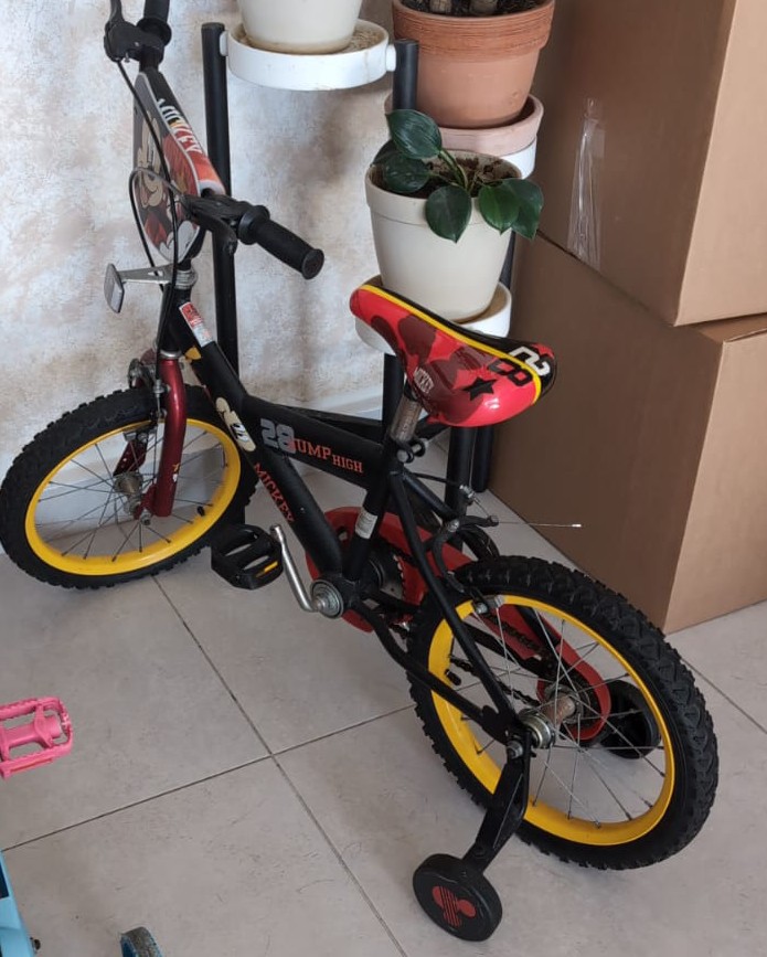 juguetes - bicicleta para niño Mickey mouse 