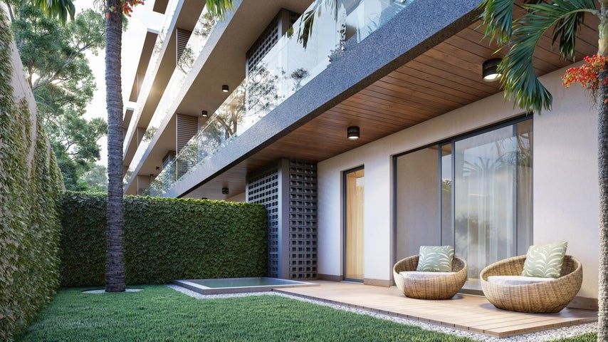 apartamentos - Proyecto en venta Punta Cana #23-1469 un dormitorio, jacuzzi, aire acondicionado 4