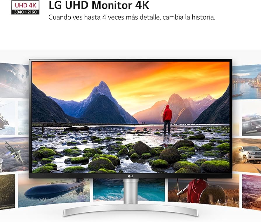 computadoras y laptops - Monitor 4K LG 27 ulgadas UHD IPS 27UL500 2