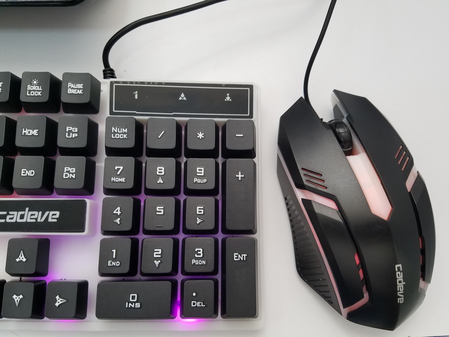 otros electronicos - Teclado y Mouse gaming Cadeve-9122