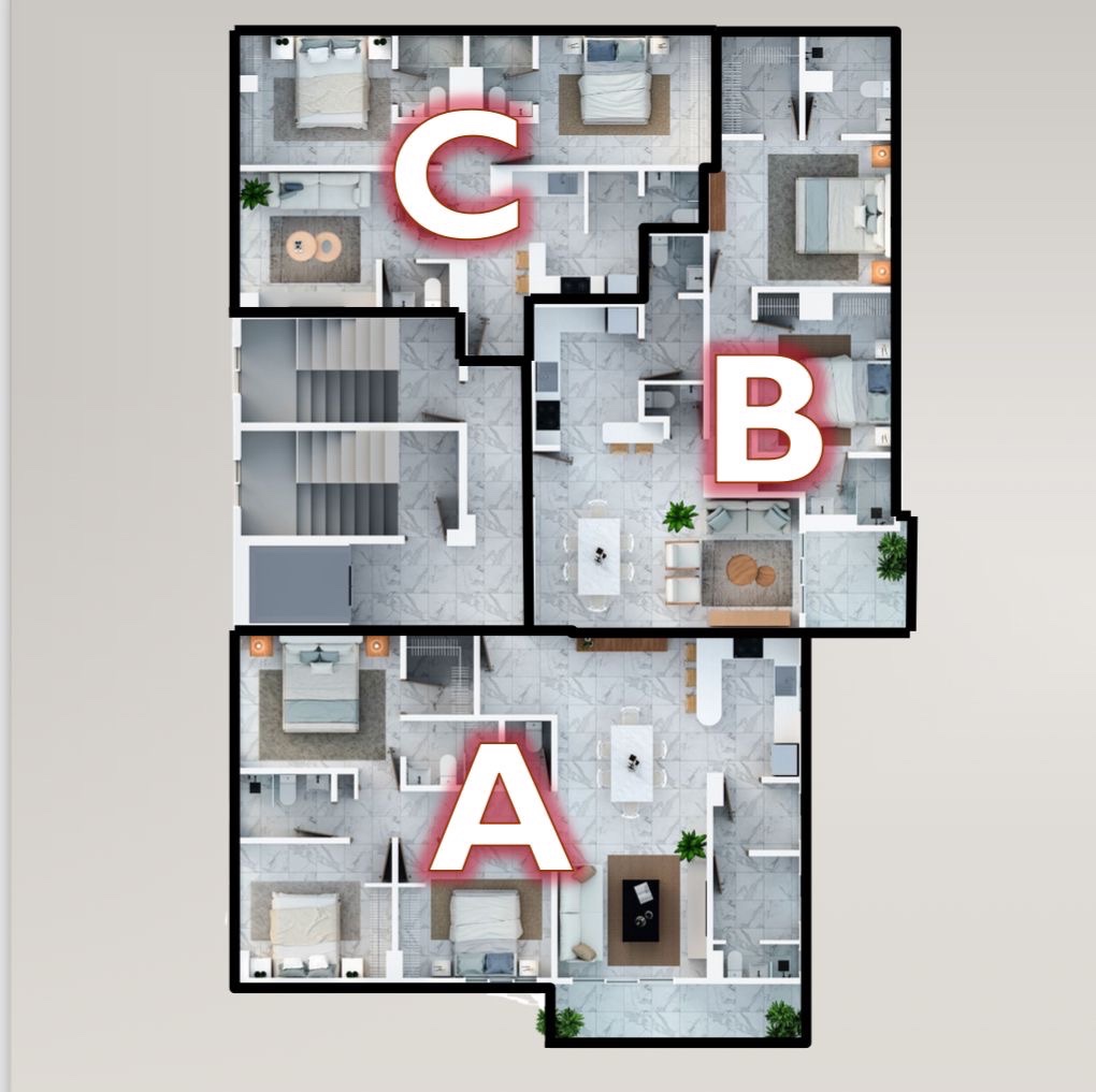 apartamentos - Proyecto en plano renacimiento dos y tres habitaciones 2.5 baños dos parqueos  7