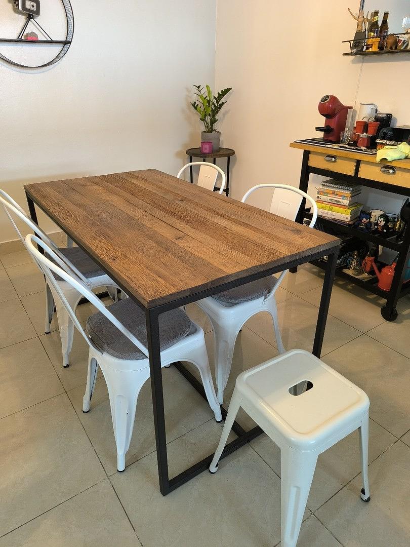 muebles y colchones - Mesa de Comedor Ilumel con sillas