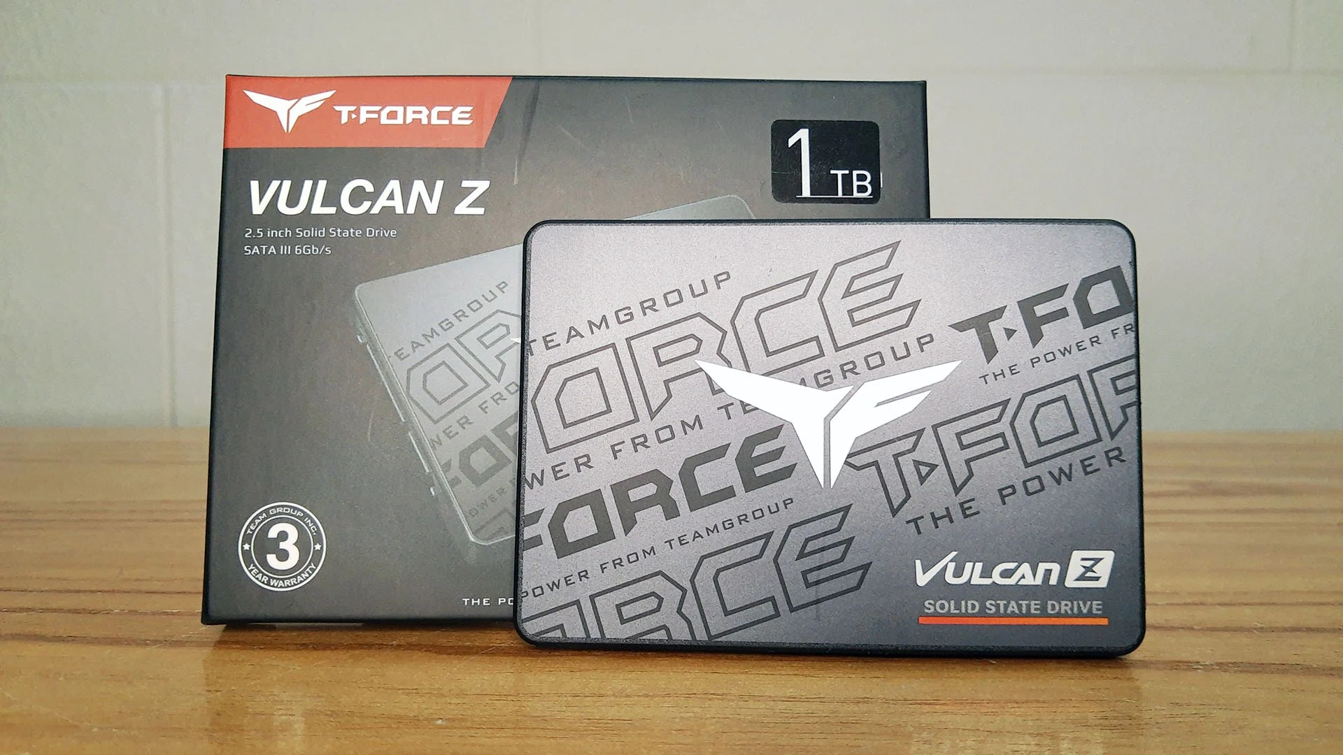 accesorios para electronica - SSD SATA TEAMGROUP T-Force Vulcan Z 1TB SLC Cache 3D NAND TLC 2.5 Inch 1