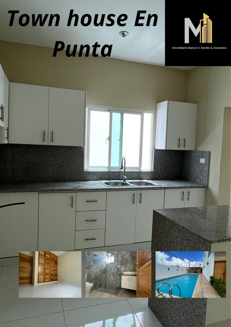 penthouses - vendo town house en punta cana