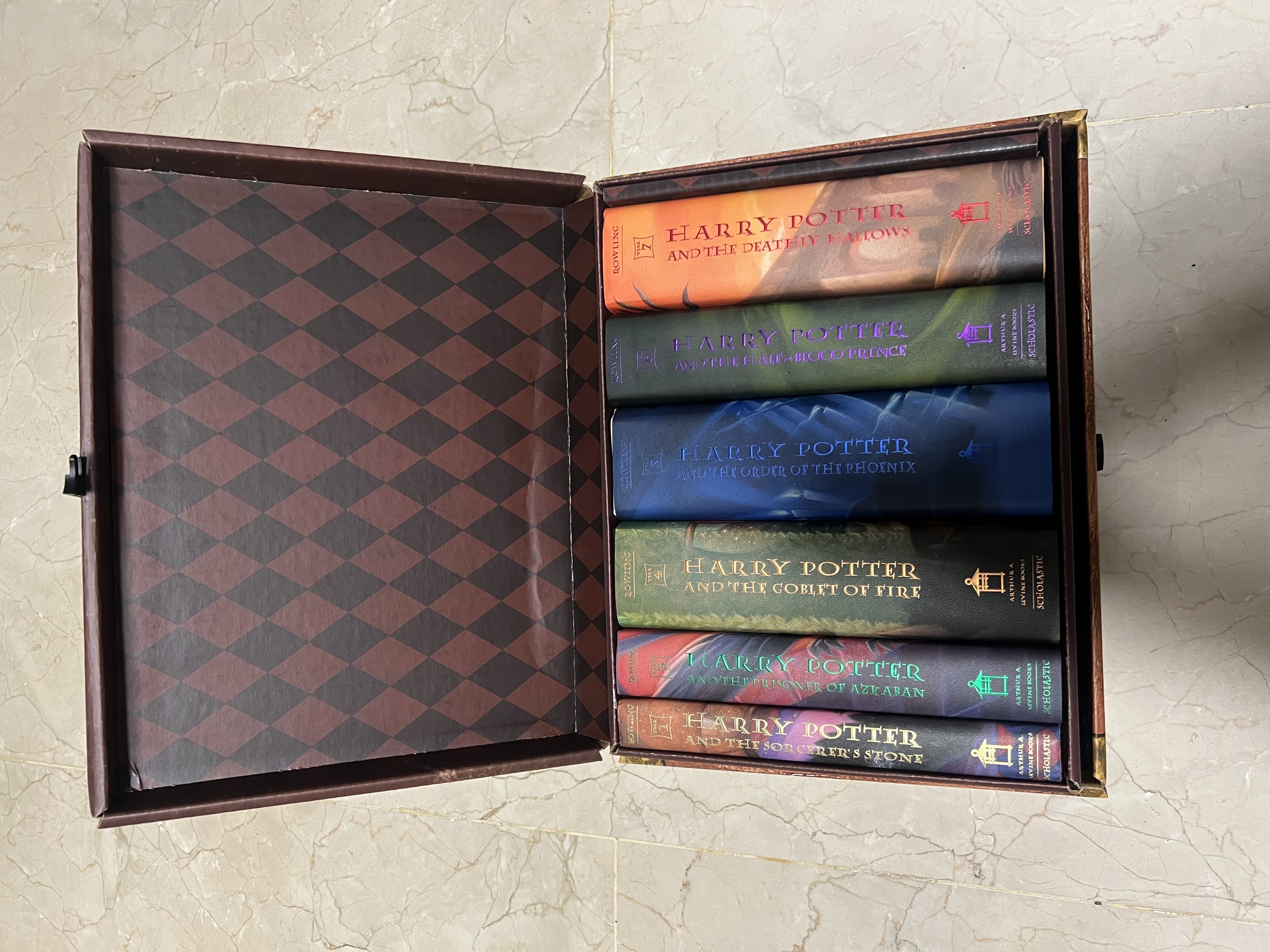 hobby y coleccion - Cofre de Colección de Harry Potter con Libros set Completa (Edición en Inglés) 2