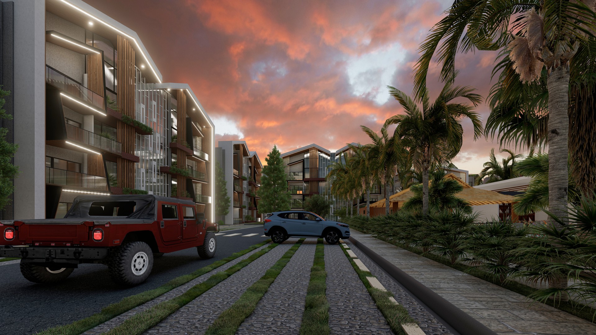 apartamentos - Apartamentos Turísticos en Jarabacoa, con piscina y plaza comercial  2