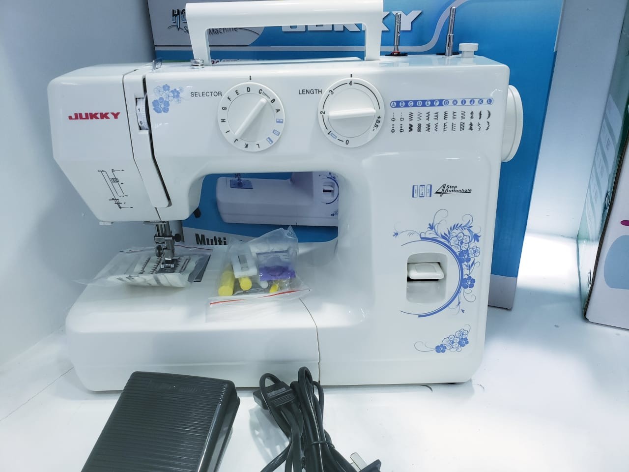 electrodomesticos - Maquina de coser Electrica multifuncional profesional JUKKY FH6224 8