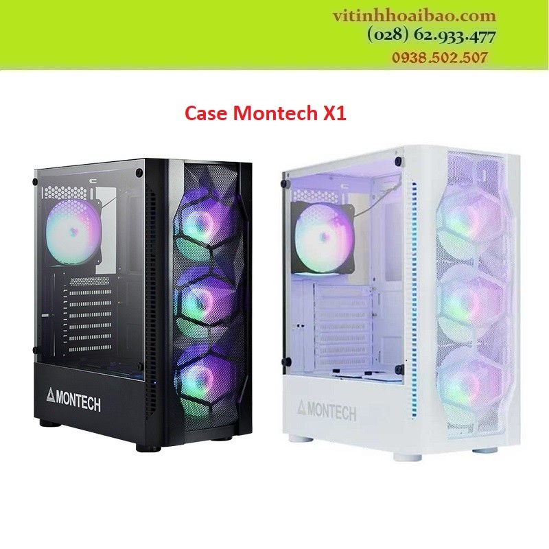 computadoras y laptops - Disponible Case Montech X1 BLACK