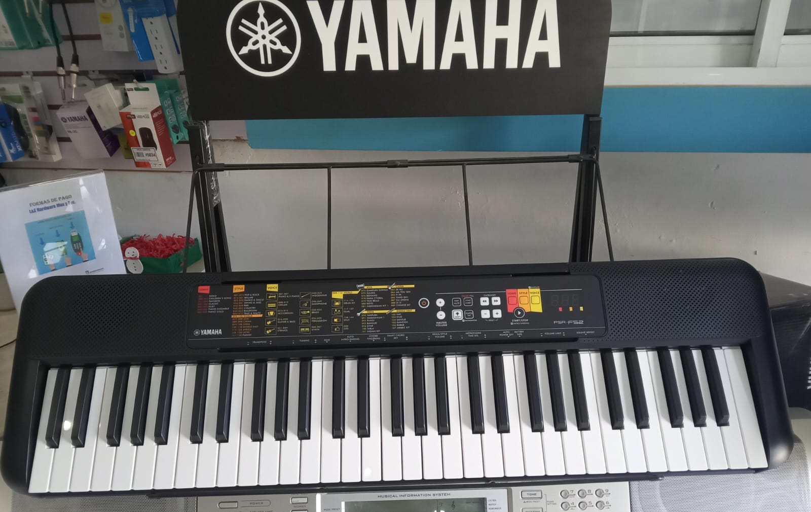 instrumentos musicales - piano yamaha Psr-F52 2