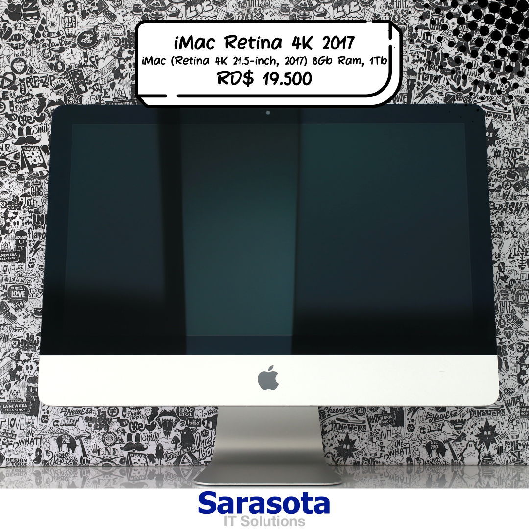 computadoras y laptops - iMac (Retina 4K 21.5-inch, 2017) 8Gb Ram, 1Tb