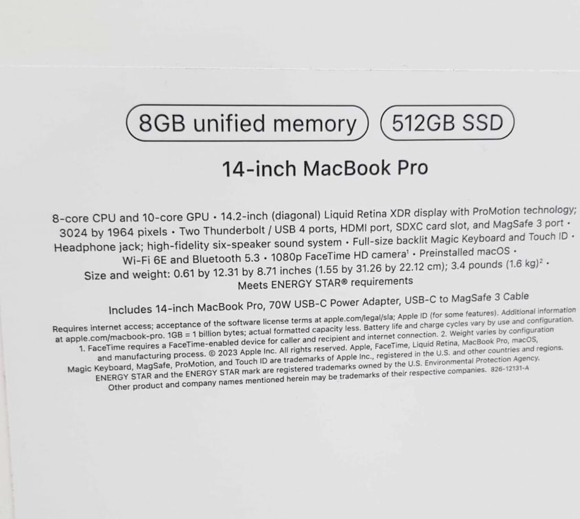 computadoras y laptops - MACBOOK PRO M3 14" 512GB 8GB RAM 512GB 16GB RAM SELLADA OFERTA‼️🔥 1