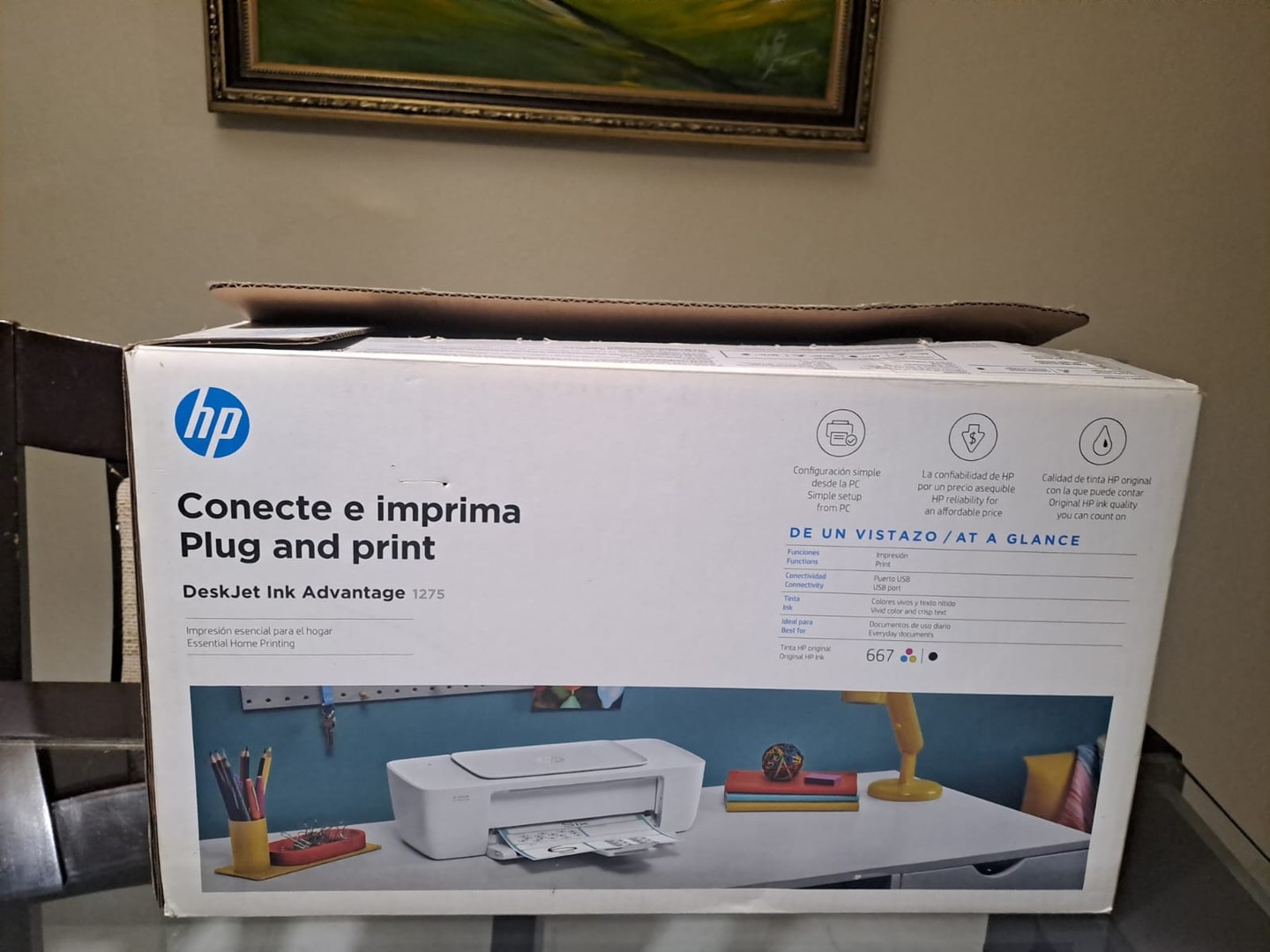 impresoras y scanners - Impresora  hp Deskjet 1275 casi nueva poco uso 