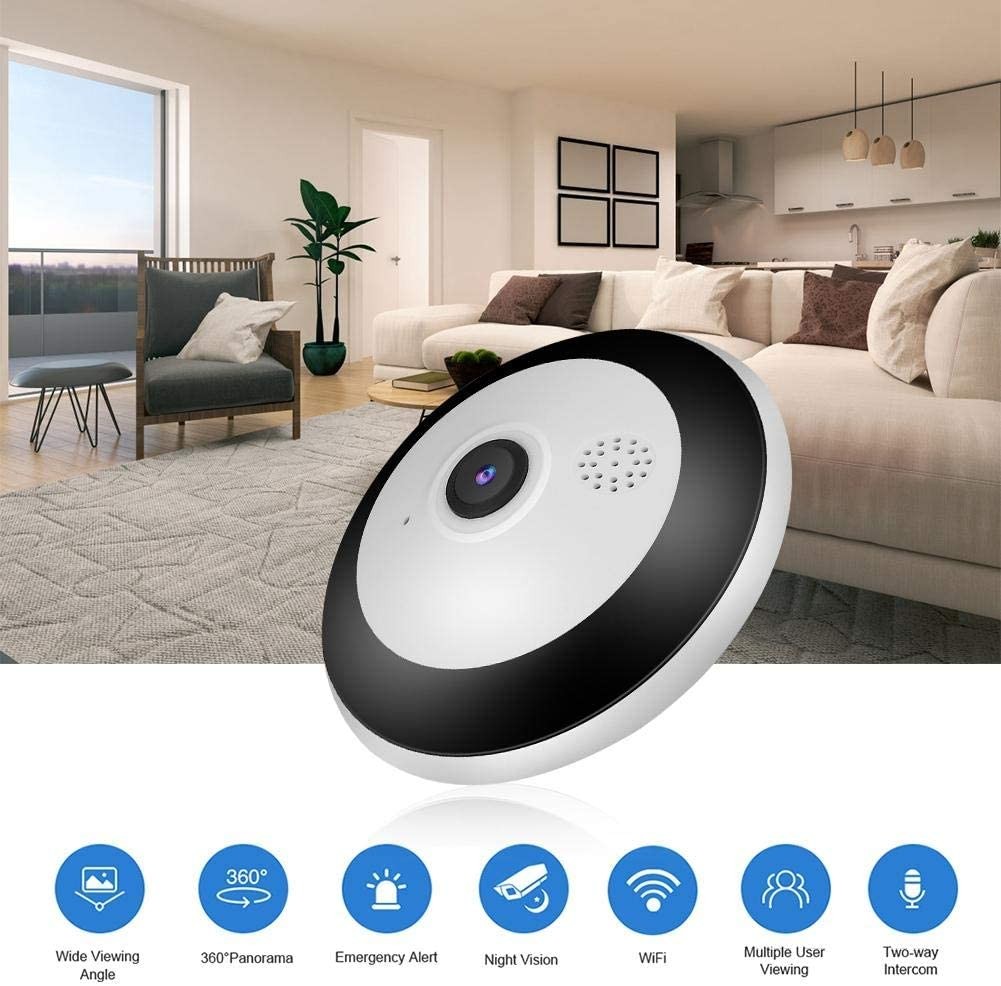 camaras y audio - Camara de Seguridad Panoramica Wifi 1080P FHD 1