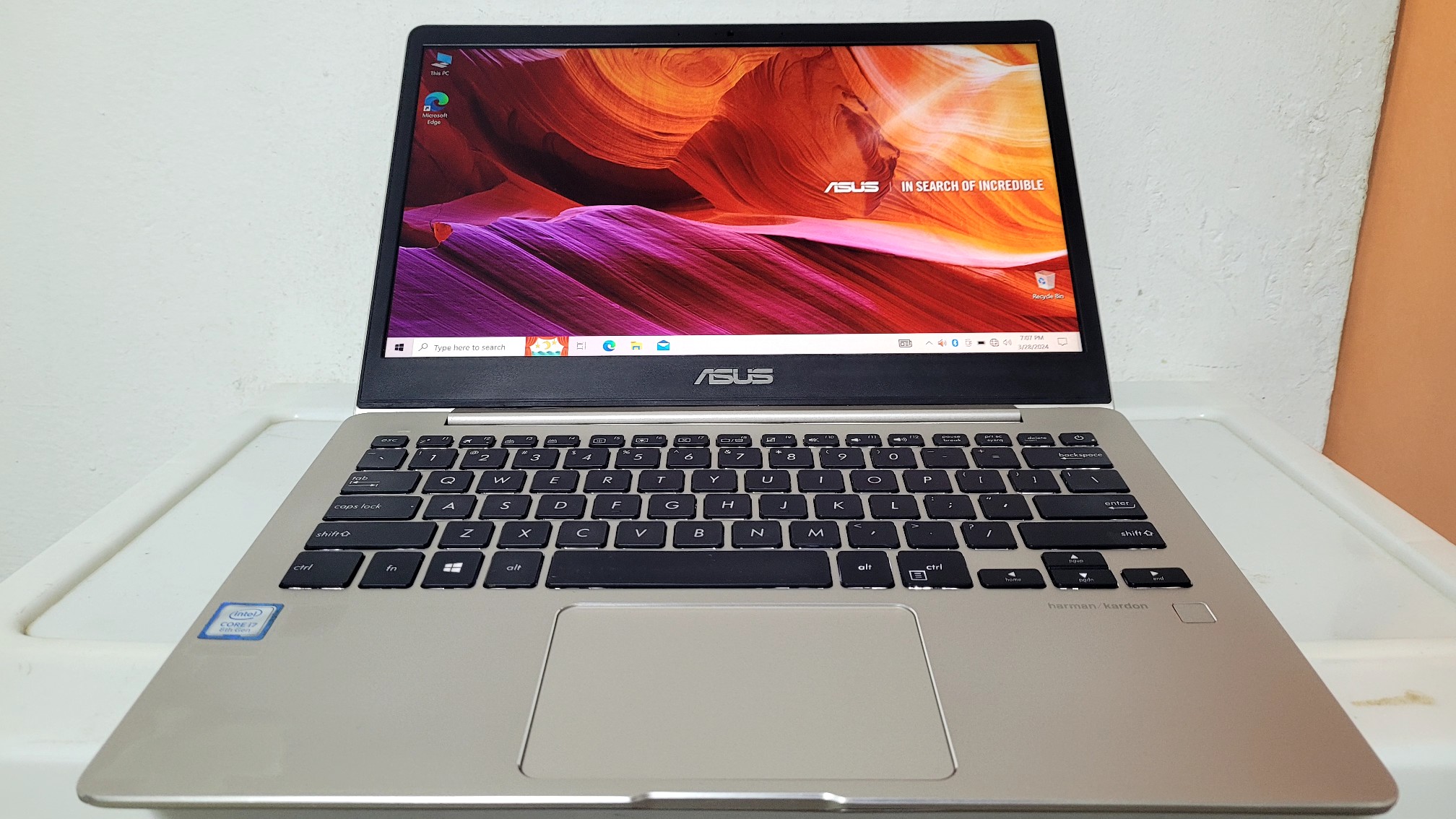 computadoras y laptops - Laptop asus 14 Pulg Core i7 8va Gen Ram 8gb ddr4 Disco 256gb en Aluminio New 0