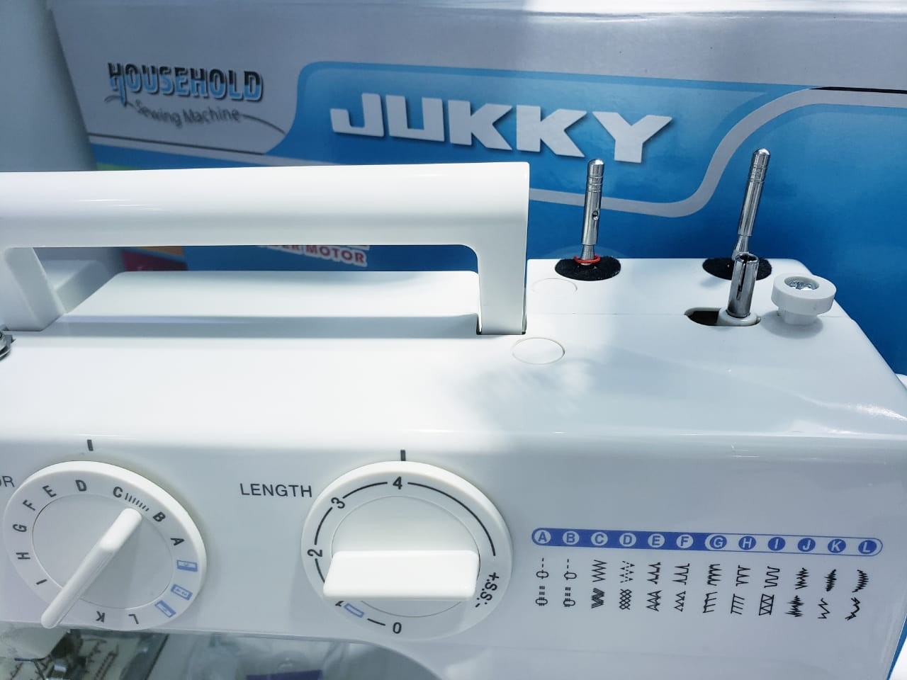 electrodomesticos - Maquina de coser Electrica multifuncional profesional JUKKY FH6224 9