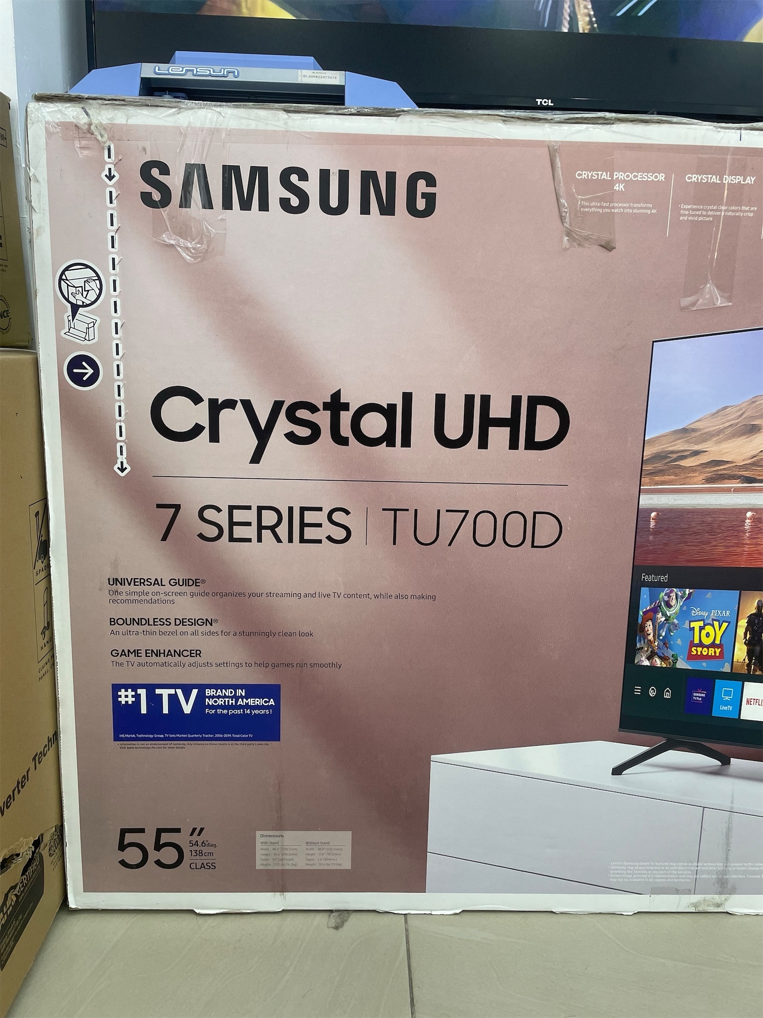 electrodomesticos - Samsung Crystal 55’’ UHD SERIES 7 TU700D