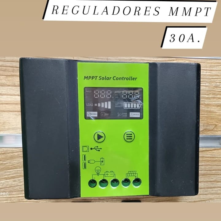 plantas e inversores - Regulador mmpt 30a