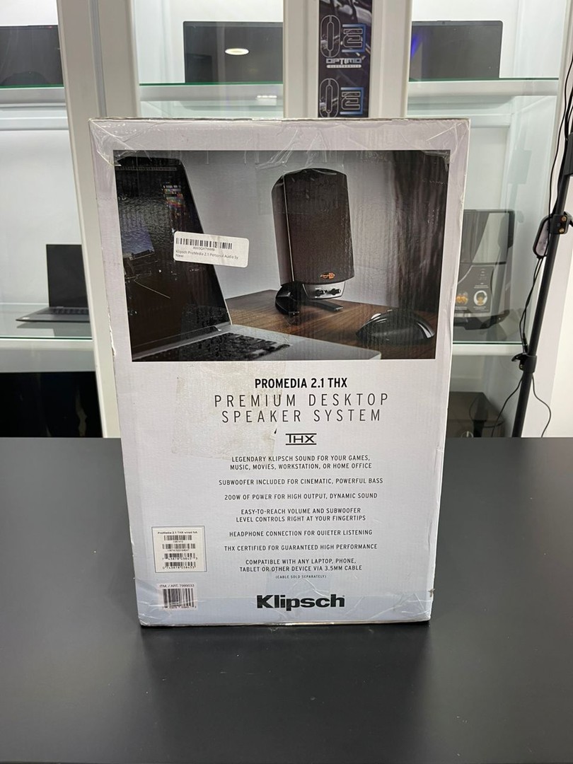 camaras y audio - Parlante Klipsch ProMedia THX computadora certificada, Negro Nuevas 4