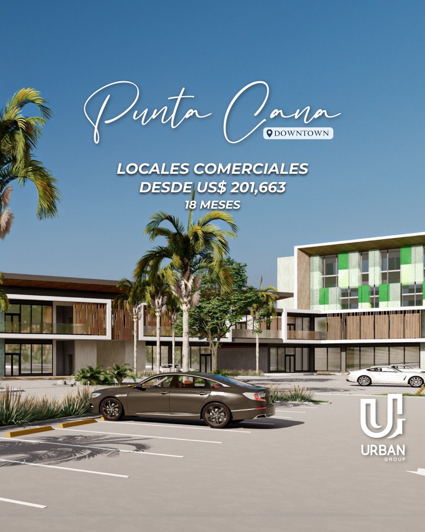 oficinas y locales comerciales - Locales Comerciales Para Venta en Downtown Punta Cana 1