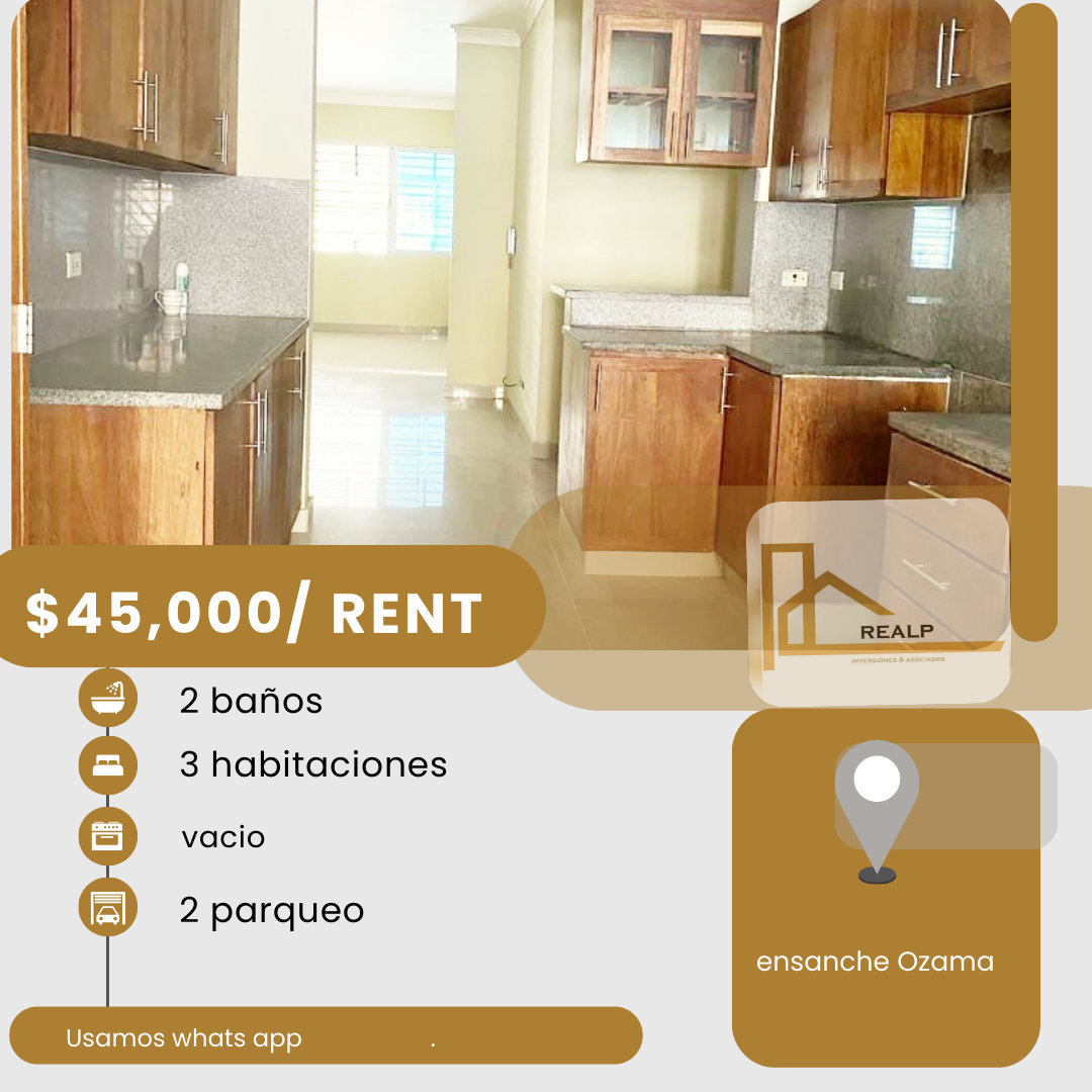 apartamentos - hermoso apartamento en una zona céntrica en ensanche ozama