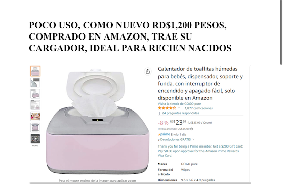 cuidado y nutricion - Calentador de wipes