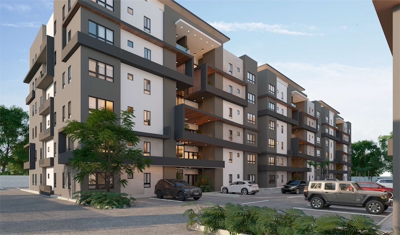apartamentos - Torres de Apartamentos con Ascensor, Gym y Piscina en Llanos de Gurabo. 2