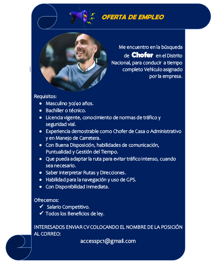 empleos disponibles - Buscamos Personal  1