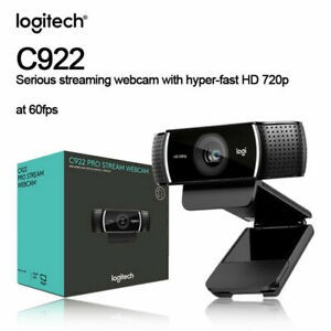 computadoras y laptops - CAMARA WEB LOGITECH C922 HD. PRO., USB 2.0, COMPATIBLE WIN7/WIN8/WIN10, MAC.