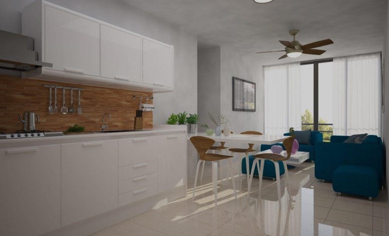 apartamentos - Proyecto en venta Punta Cana #23-133 un dormitorio, terraza, jardín privado.