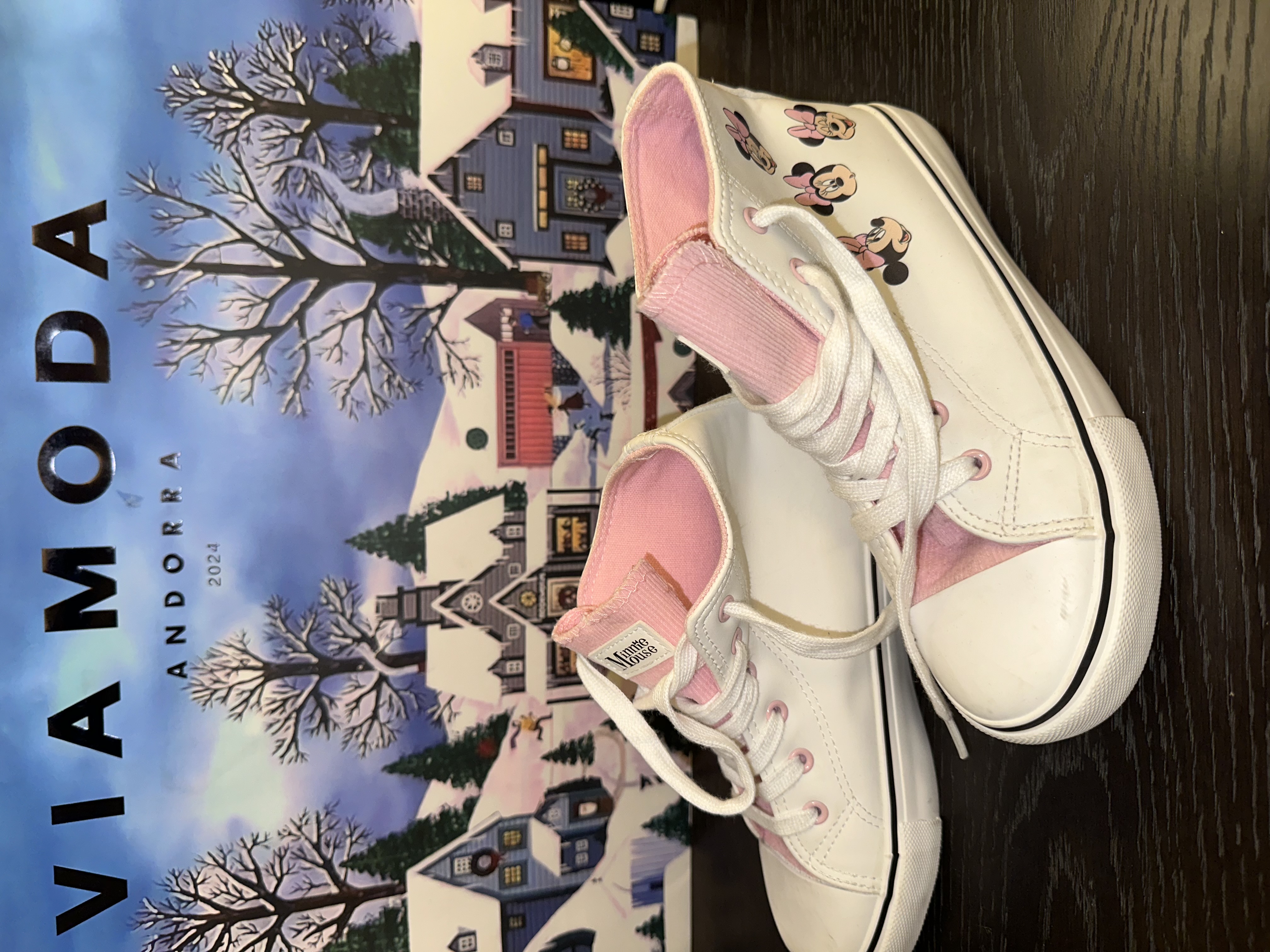 ropa y zapatos - Tenía para niñas blanco con rosa