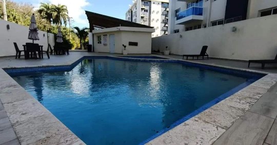 apartamentos - 6to piso amueblado con piscina planta full en villa Olga 8