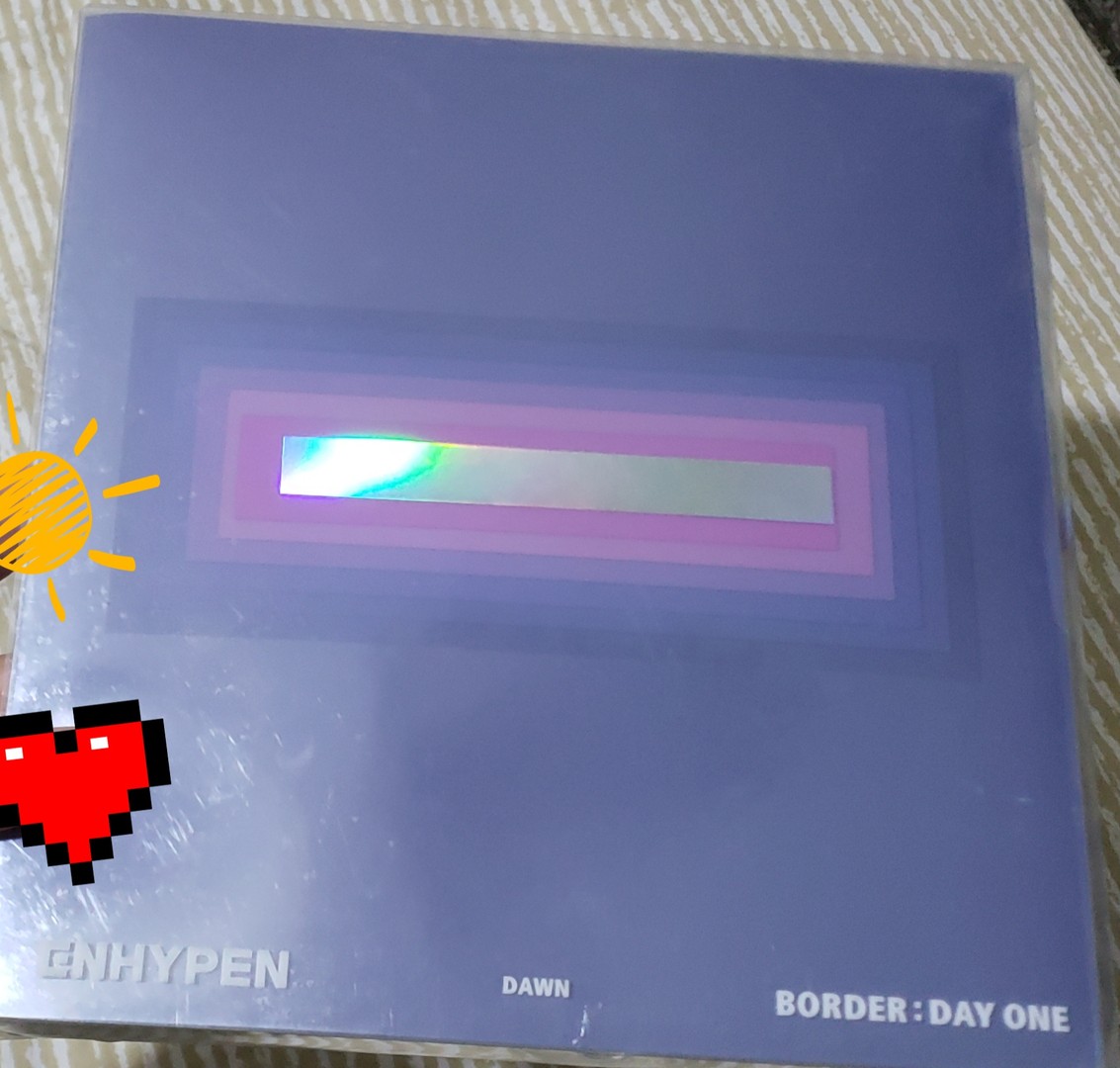 cds y vinilos - Enhypen Border : Day One 1st Mini Album Dawn Version CD + Accesorios