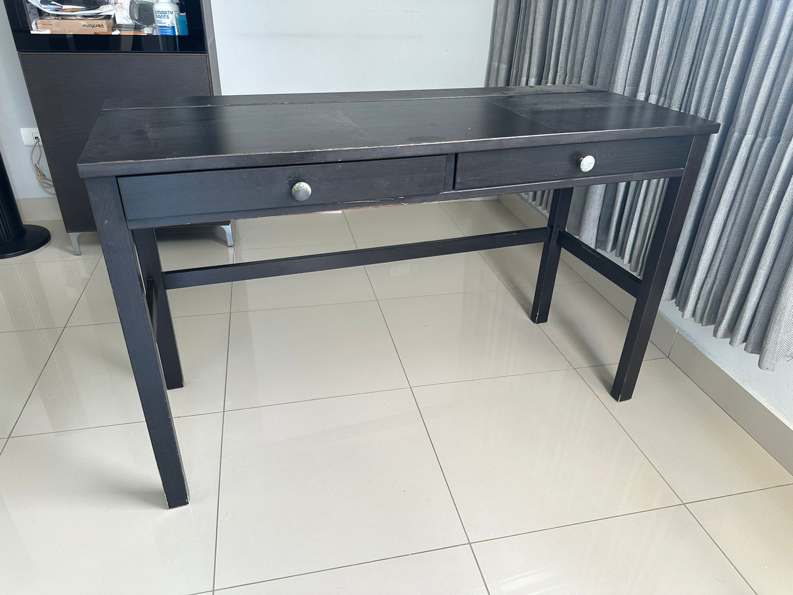 muebles y colchones - Mesa Negra Larga