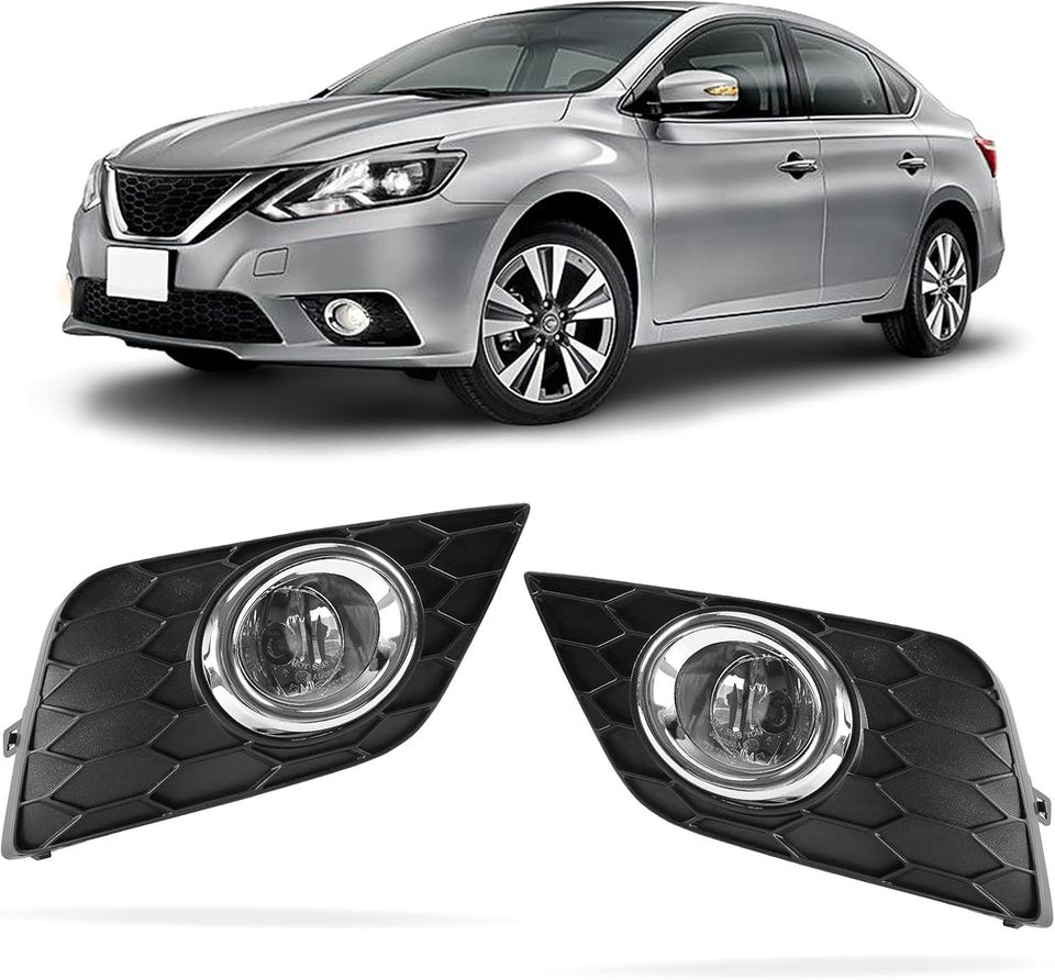 accesorios para vehiculos - Faros antiniebla Nissan Sentra 2016 al 2019 luces 