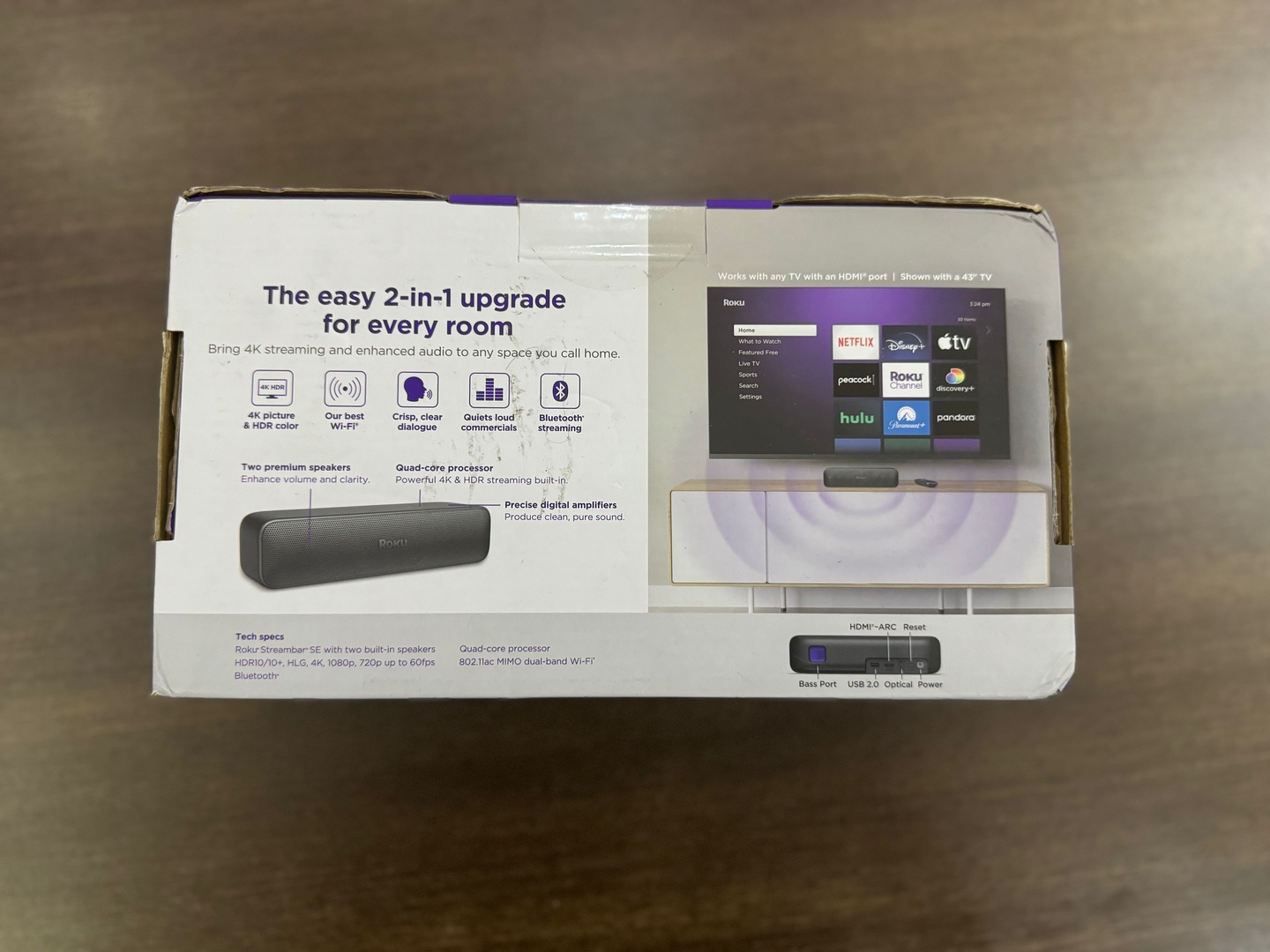 camaras y audio - Barra de Sonido para TV Roku Streambar SE Nuevo RD$ 7,500 NEG 1