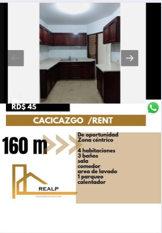 apartamentos - Apartamento clásico en los Cacicazgos