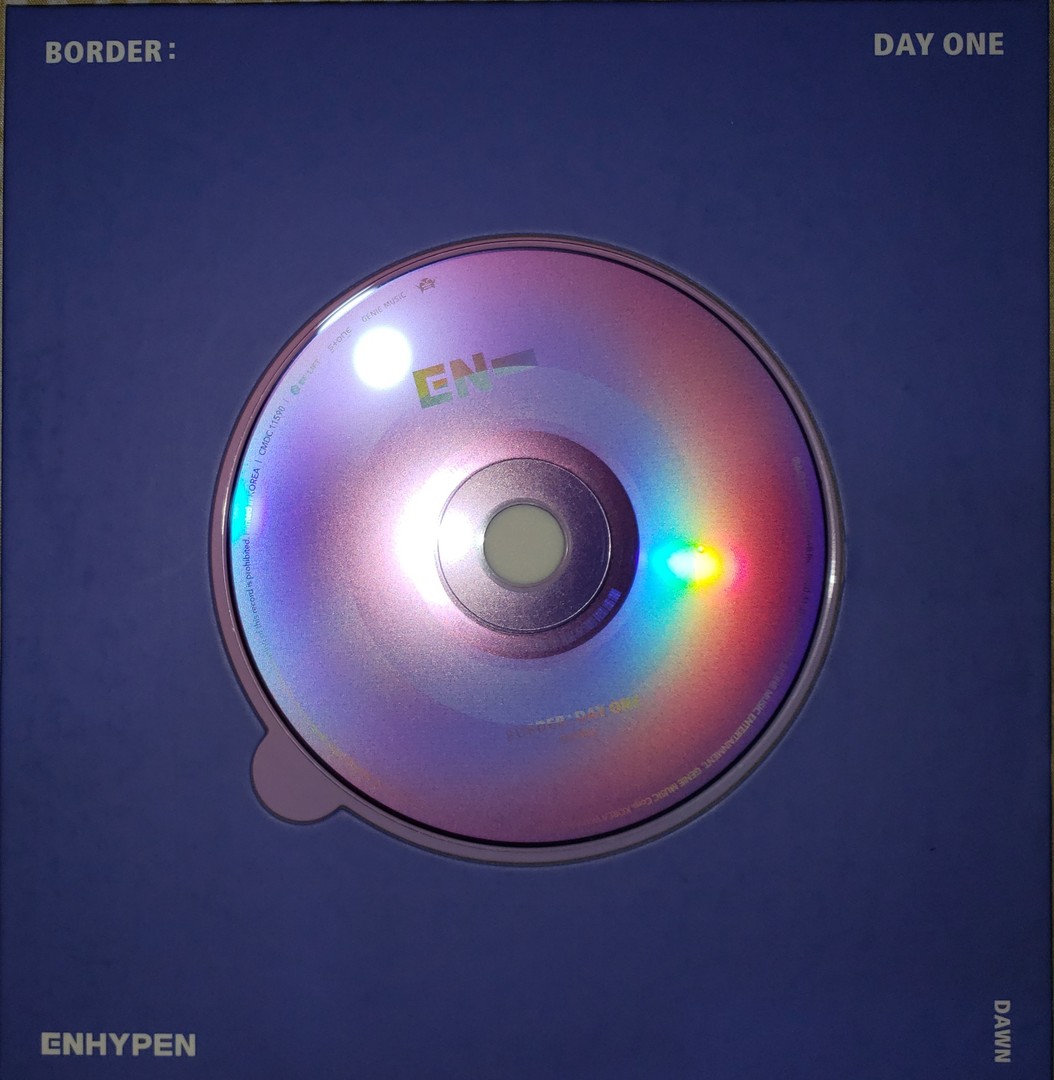 cds y vinilos - Enhypen Border : Day One 1st Mini Album Dawn Version CD + Accesorios 1