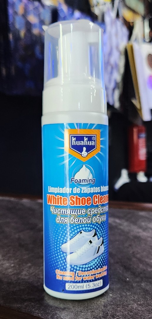 salud y belleza - Limpiador de zapatos, limpiador de zapatillas blancas de espuma, blanqueador.