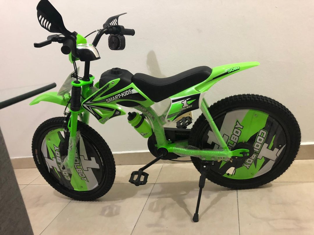 bicicletas y accesorios - Bicicleta para Niños Tipo Moto Bicimoto Aro 12 16 y 20 Motocross con sonido 0