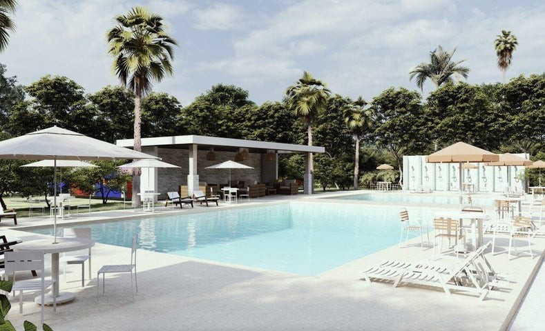 apartamentos - Proyecto en venta Punta Cana #23-133 un dormitorio, terraza, jardín privado. 3