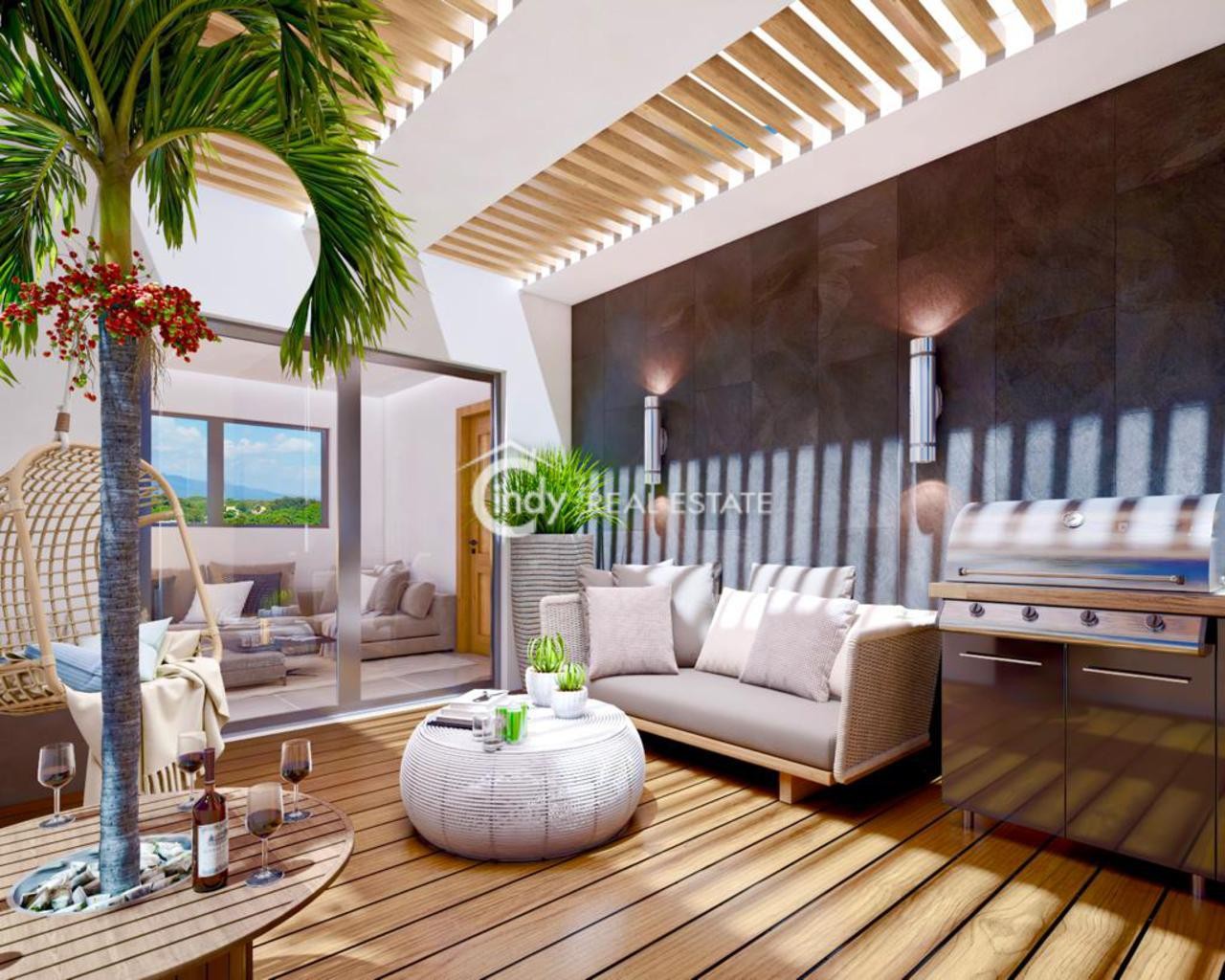 penthouses - Penthouse 167 M2, 3 Habitaciones, Estar Familiar, Terraza, 2 Parqueos