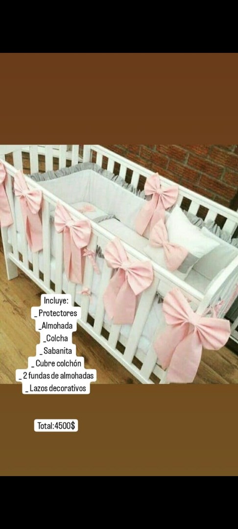 accesorios - Set de cuna personalizado para bebe 
