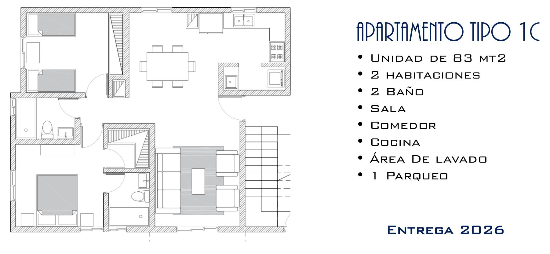 apartamentos - Apartamento en venta Santo Domingo Oeste 9