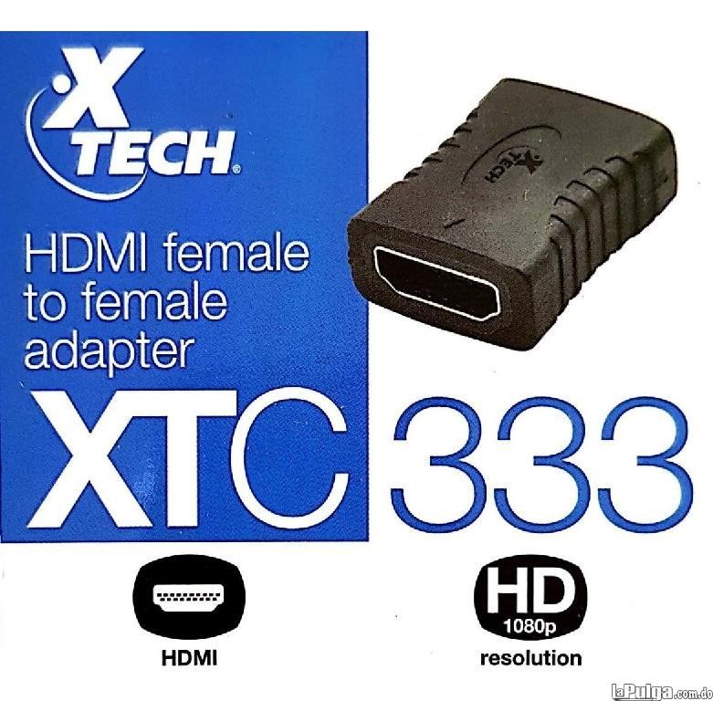 computadoras y laptops - ADAPTADOR HDMI HEMBRA A HEMBRA 1080P (UNION) XTC-333